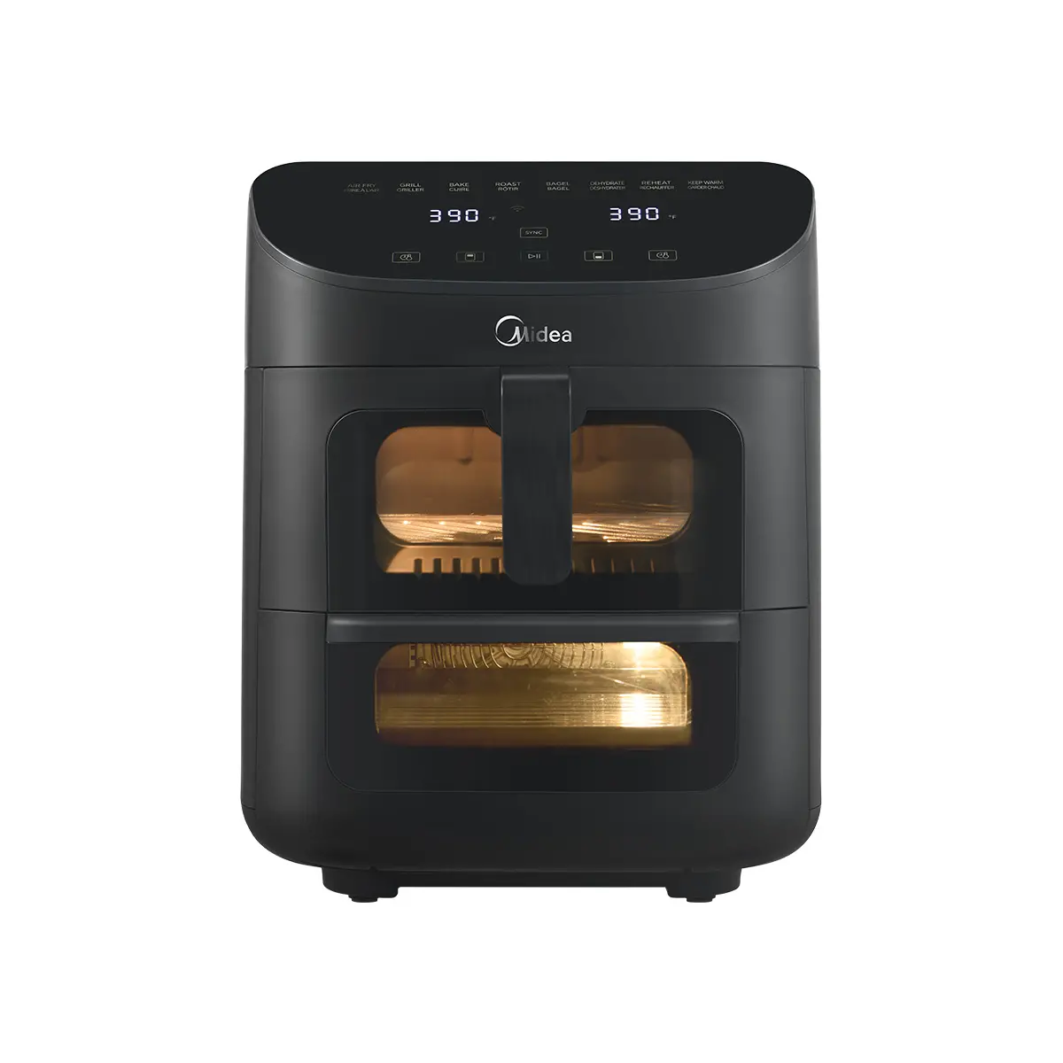 Midea - Friteuse à air chaud à double étage de 11 L (11,6 qt