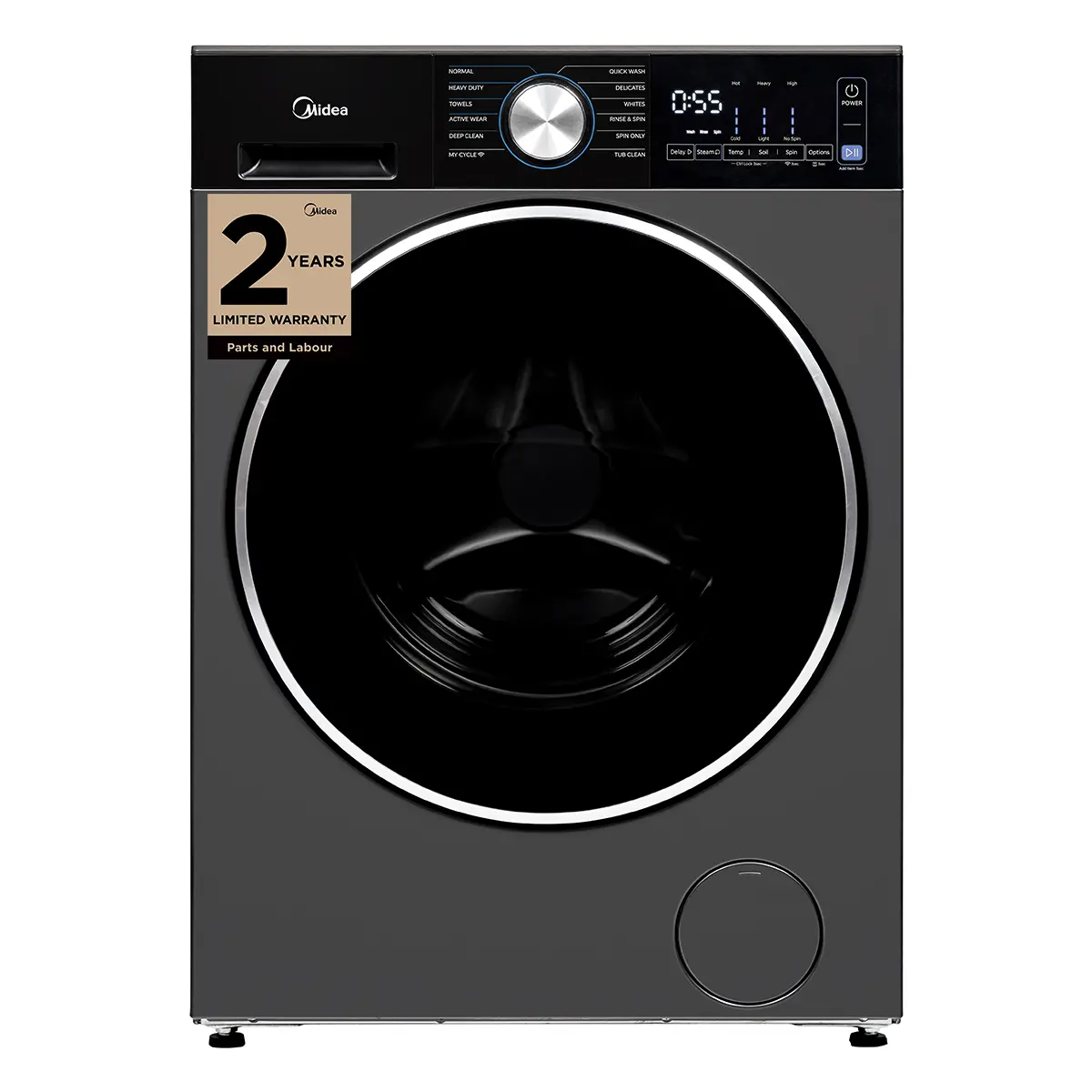 Midea washing machine hot tub clean cycle with vinegar and baking soda