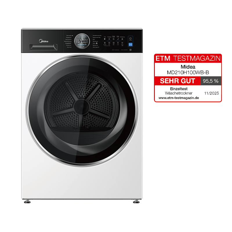 Midea Comfee MD210H100WB-B Wärmepumpentrockner