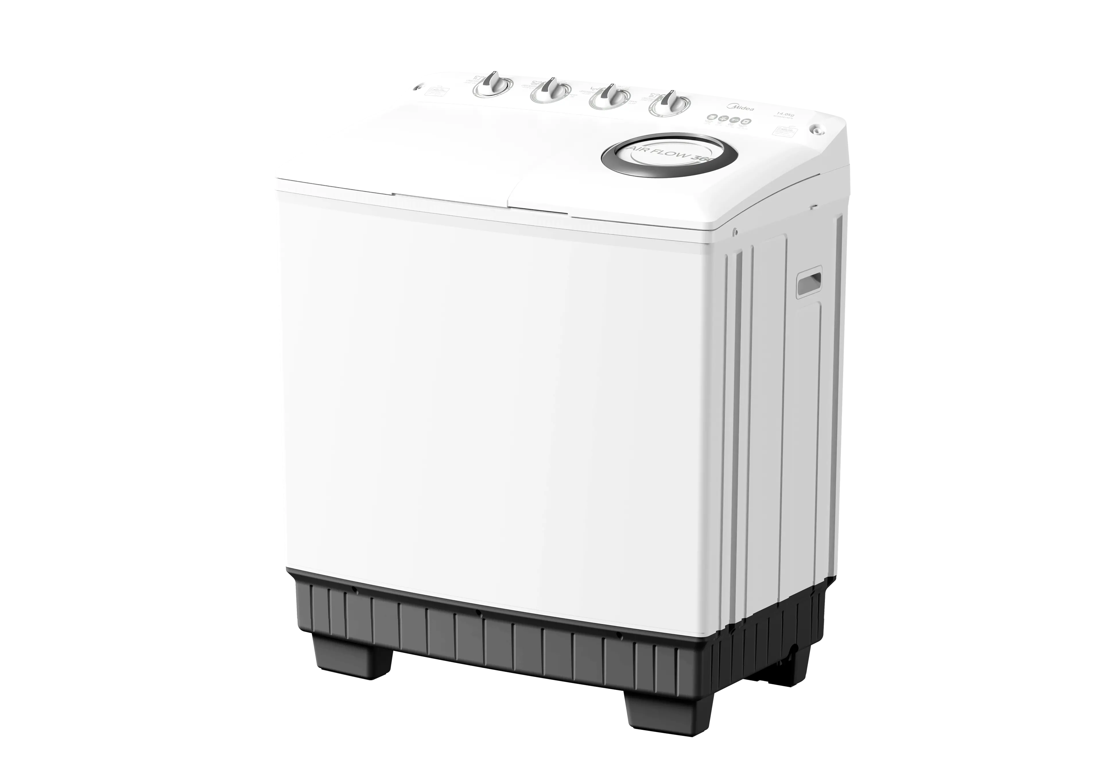 Midea Washing Machine, 12 kg, Twin-Tub Rust-Free Exterior