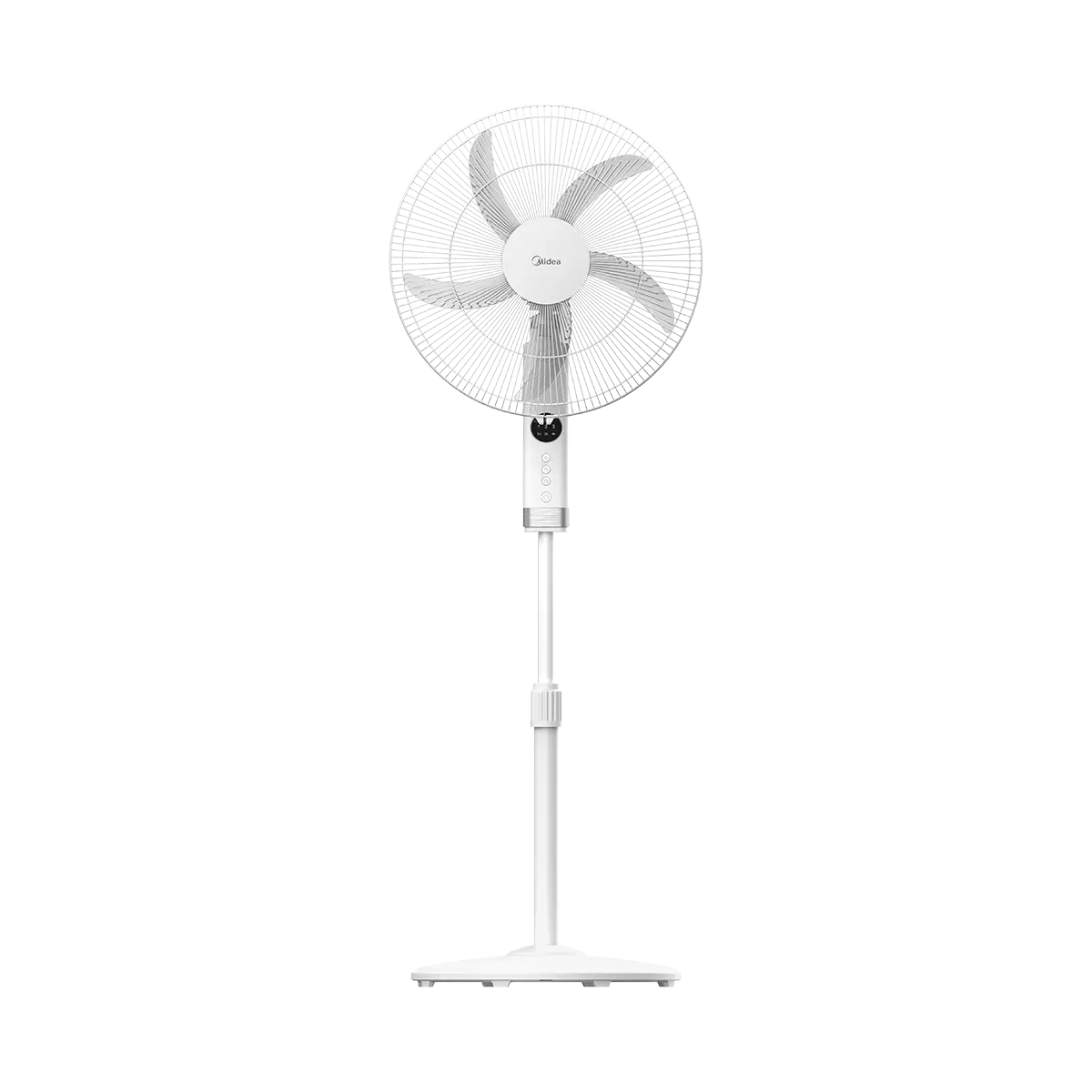 Midea Stand Fan 18" White Metal Grill With Remote