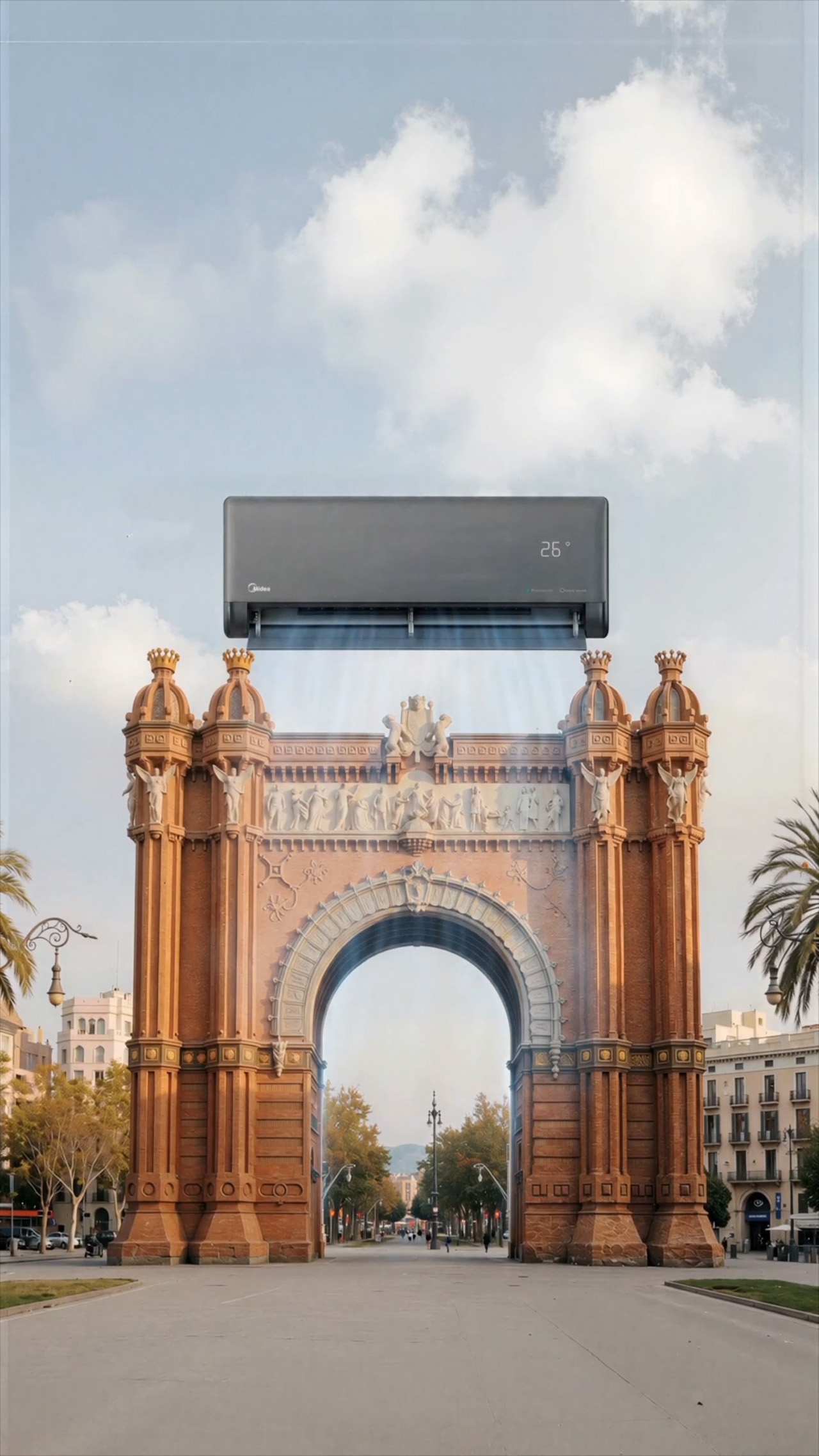 Arc de Triomf em Barcelona