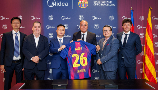 Midea and FC Barcelona Sign Five-Season Partnership Deal