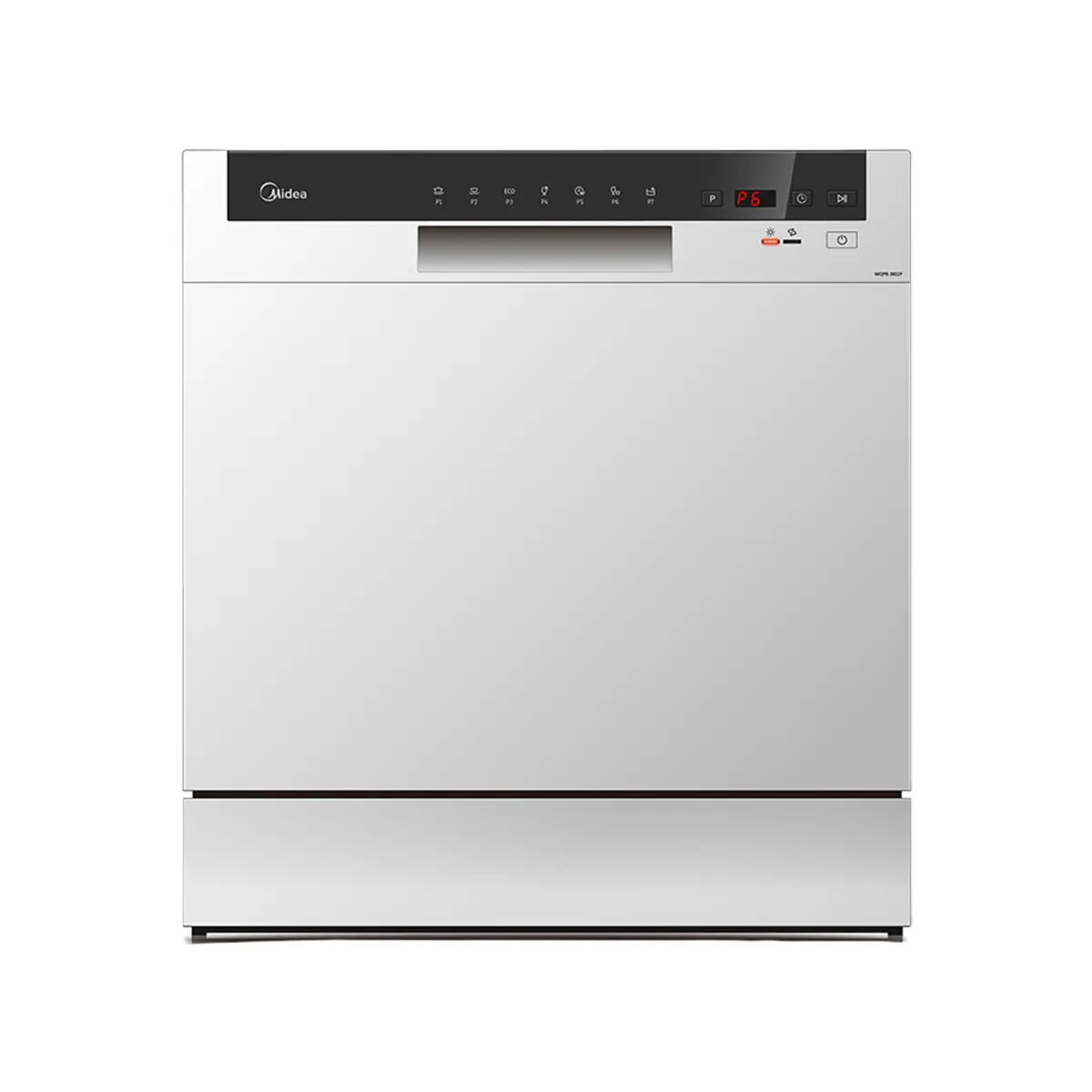 Midea Counter Top Dishwasher with 8 Place Settings - Silver