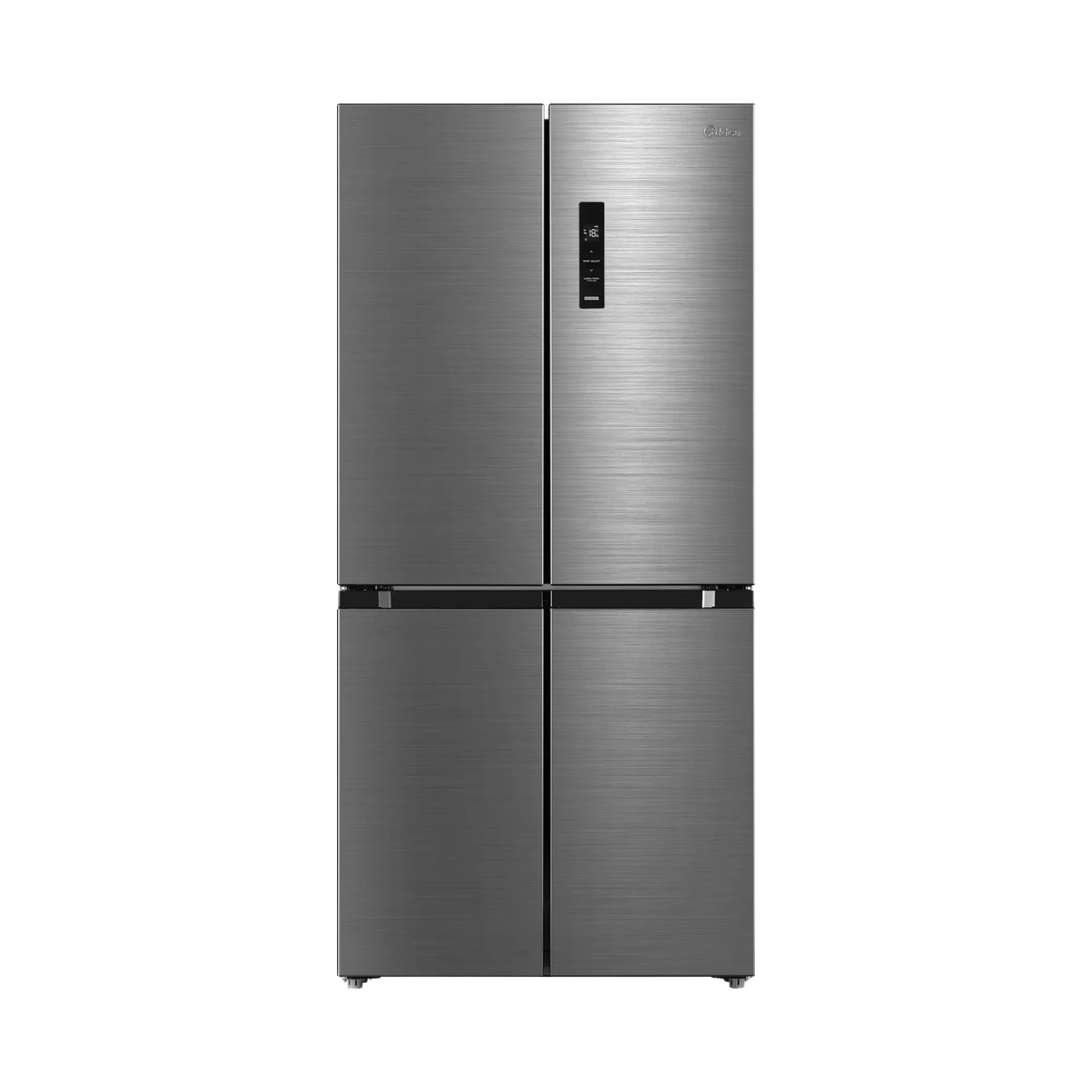 Midea Single Door Refrigerator Curved and Stylish - Red