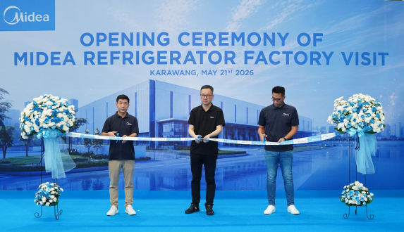 Midea inaugure la plus grande usine de réfrigérateurs d'Indonésie