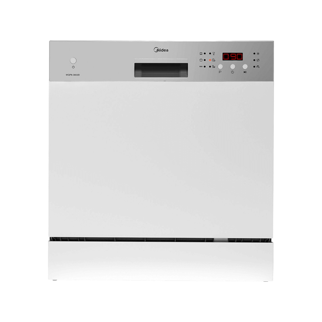 12 Place Dishwasher - Smart Home WIFI - 8 Programs - White MIDEA