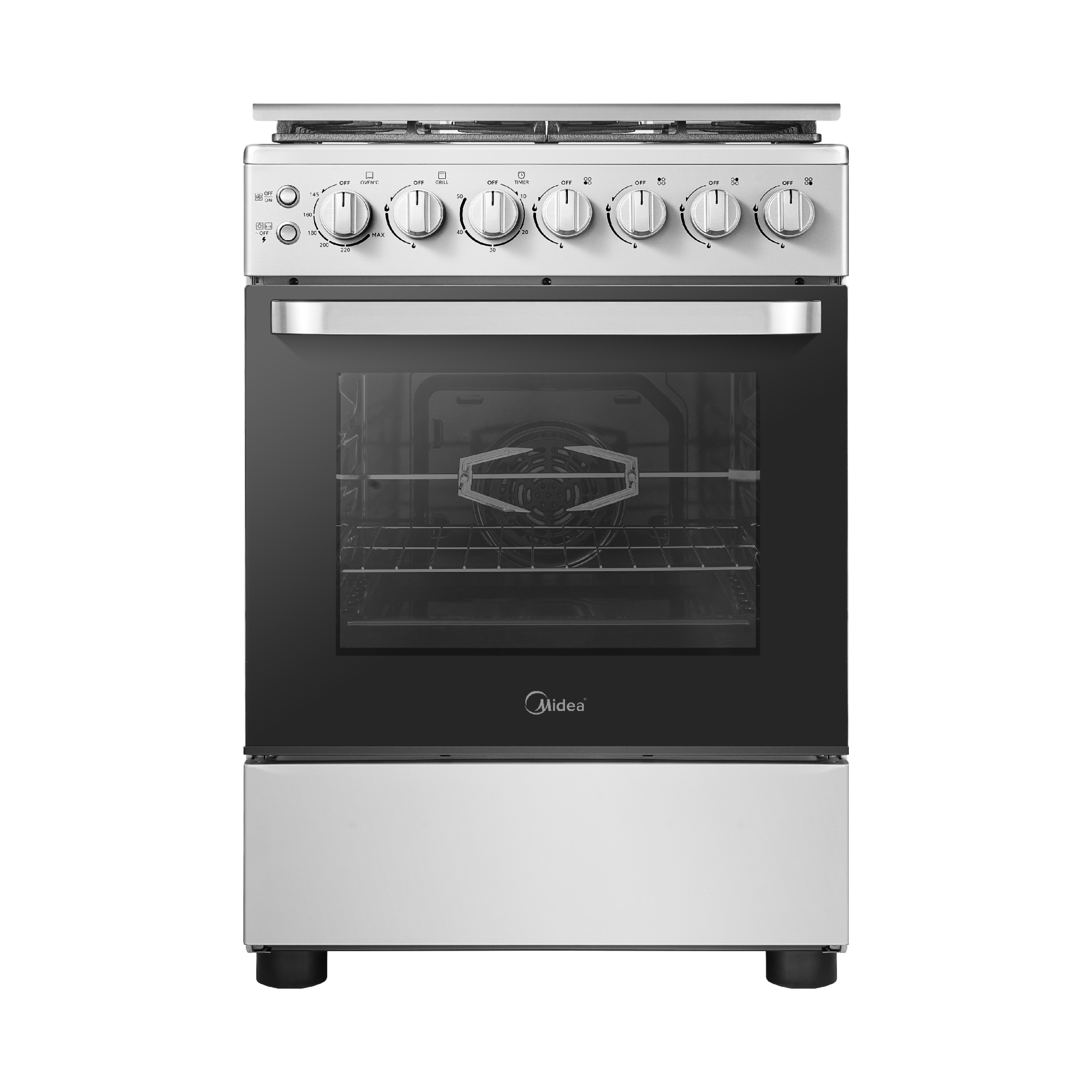 Midea Gas Cooker 60 CM - Convection MFO-MG24TE(SS)-C