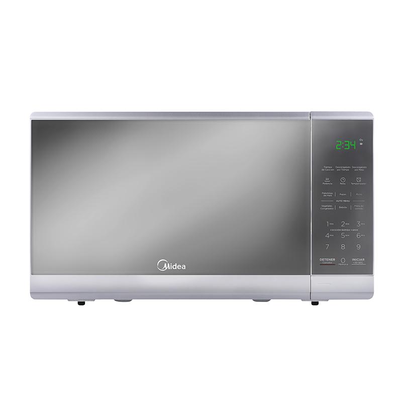 HORNO DE MICROONDAS MIDEA PRACTIA MMDF07S2MG 07 PIES 1050W GRIS PUERTA ESPEJO MMDF07S2MG - T-Fal