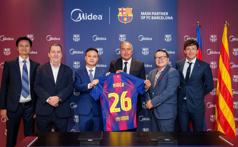 Midea devient sponsor du FC Barcelone à partir de la saison 2026/27