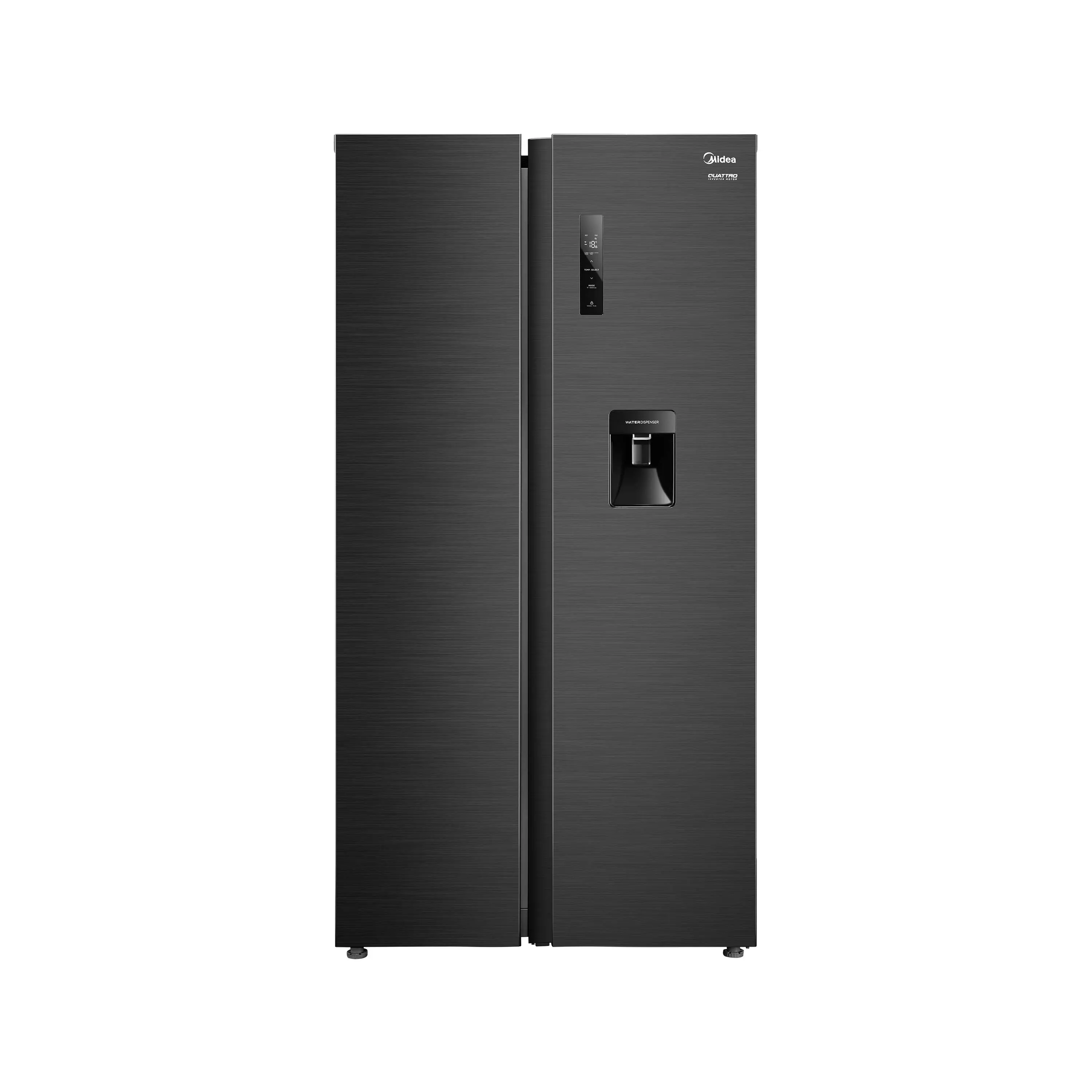 Refrigerador Side By Side Inverter Quattro Glass Door Negro 20