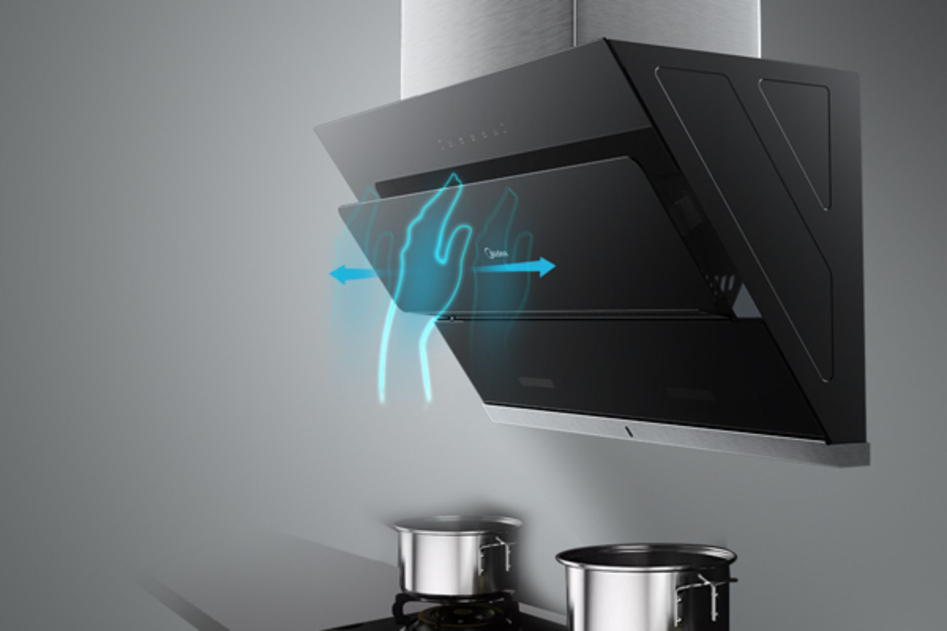 Midea chimney hood deals