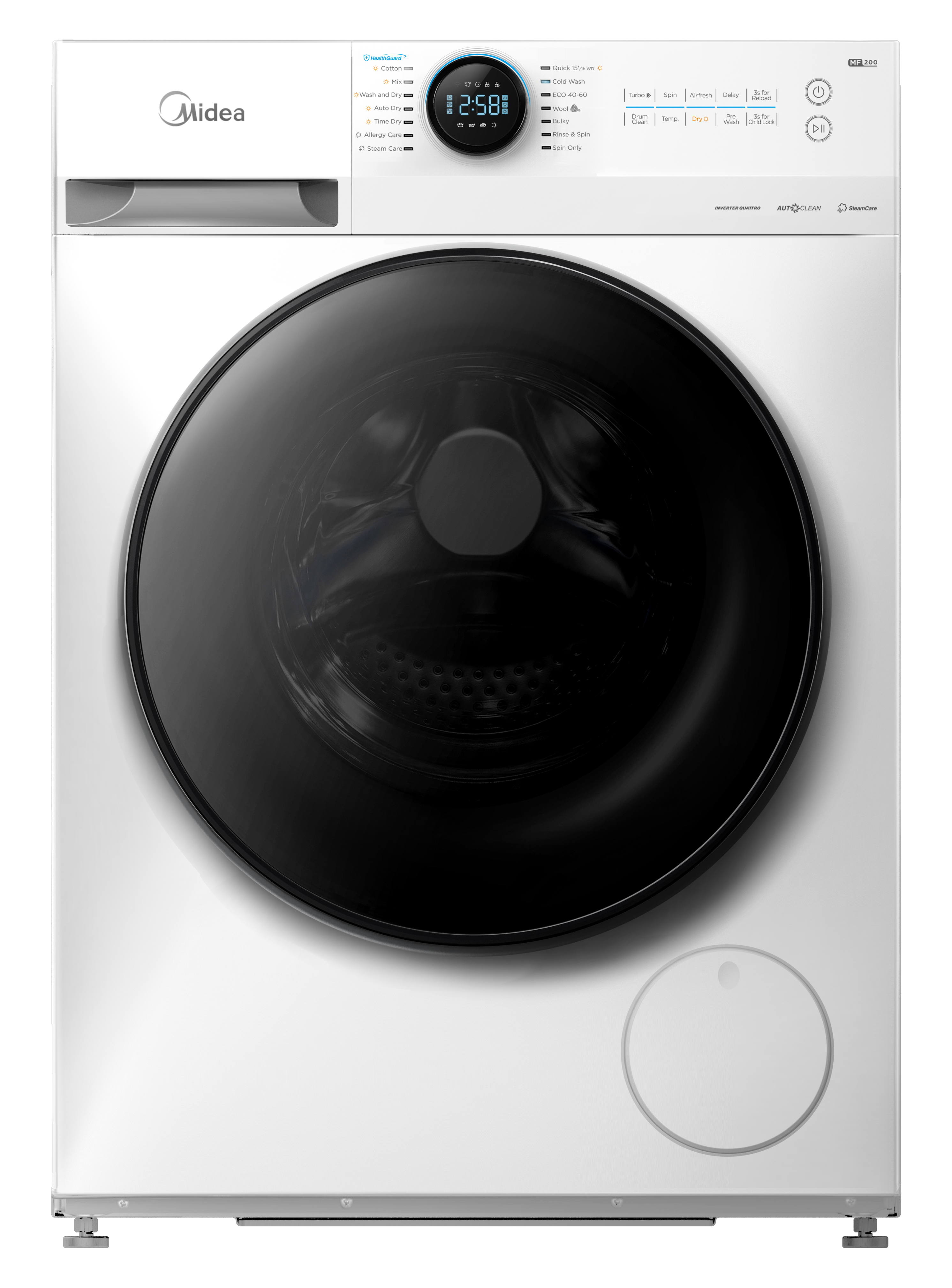 Midea washing machine dryer cheap combo