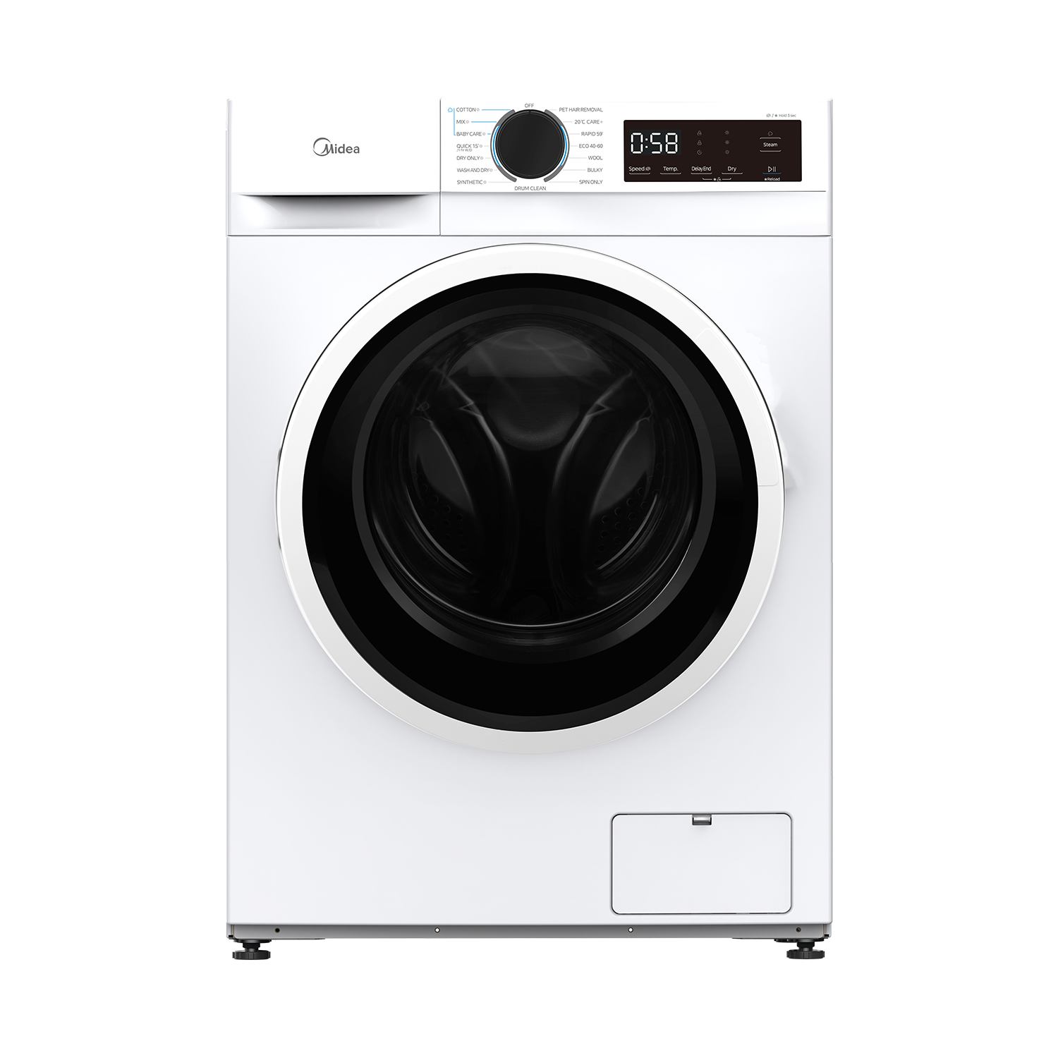 Sponsor Power Washing Midea Wash/Dryer Front Load Combo MFA01D80B/W-AU