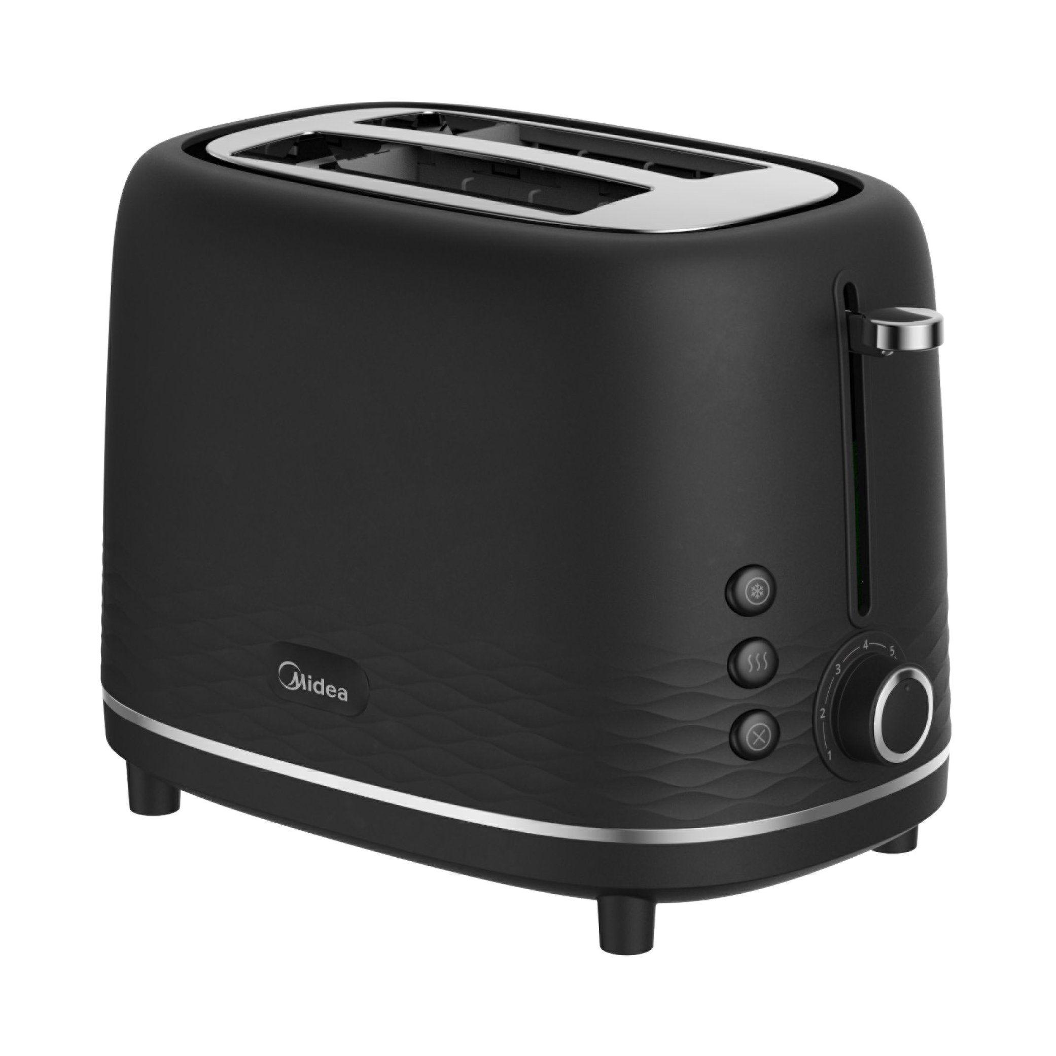 Miranda Toaster Midea 2-Slice Bread Toaster (Matte Black) MT-RP2L26W