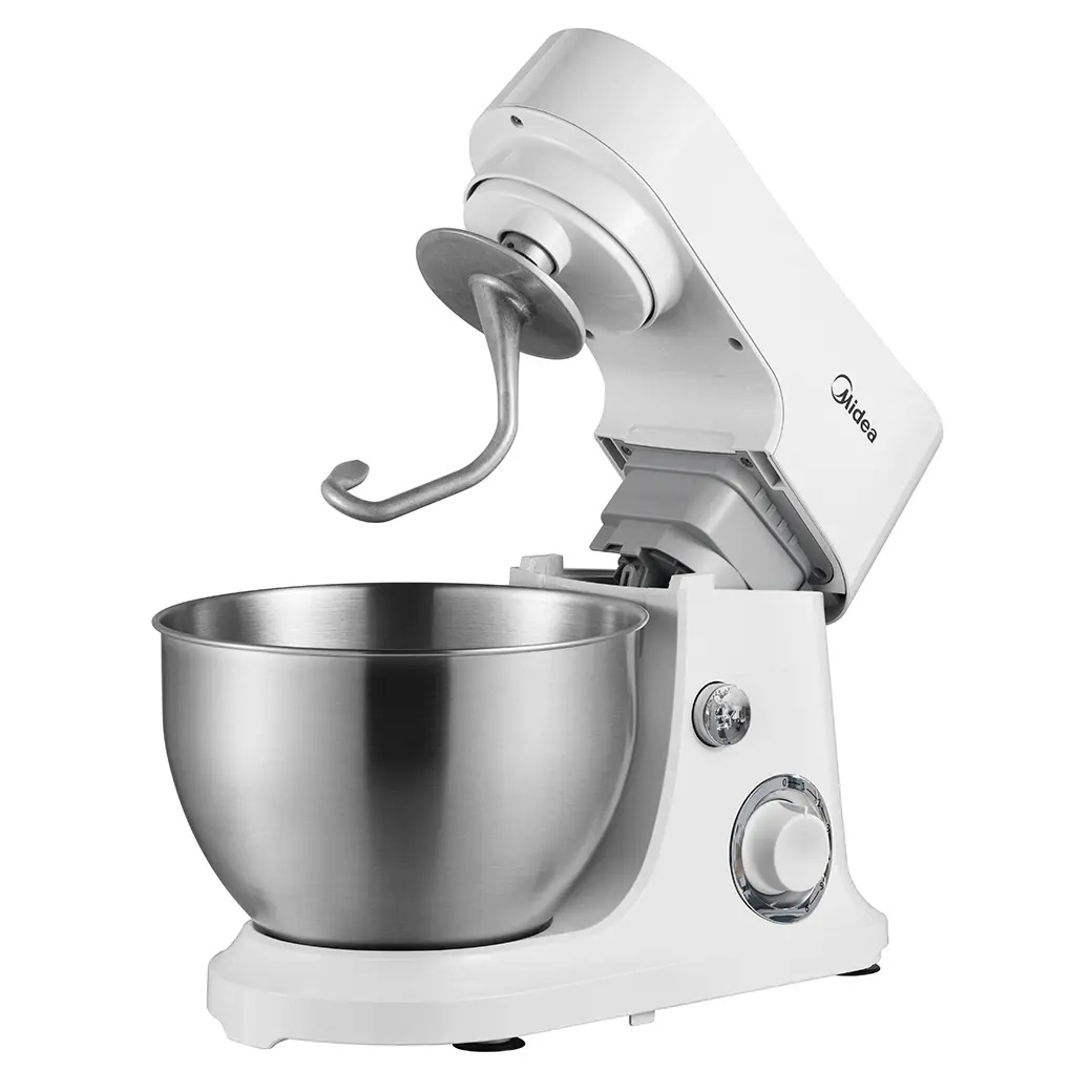 Midea 5-Quart 300-Watt Tilt-Head Stand Mixer (White) - Thumbnail 3
