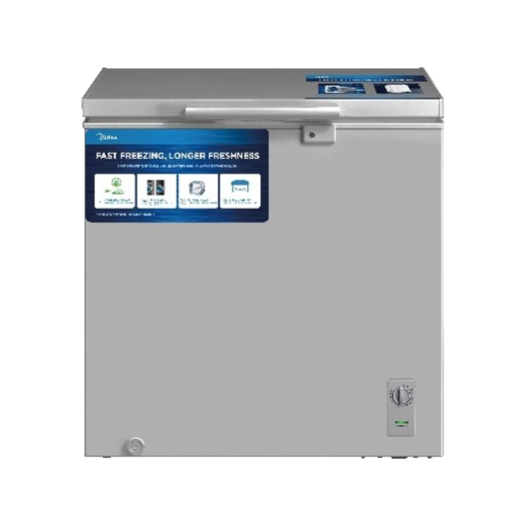 198L Gray Color Chest Freezer Refrigerator MDRC362FZG43D